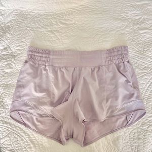Lululemon Hotty Hot High Rise Shorts Lavender Dew